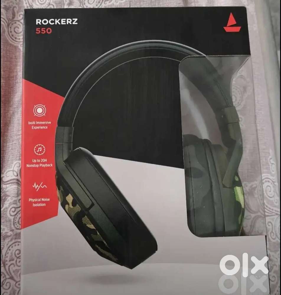 Boat Rockerz 550 headphones brand new with noise cancellation