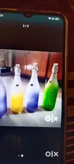 New beautiful glass bottal for multi use