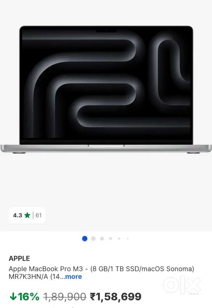 Apple Mac book pro m3