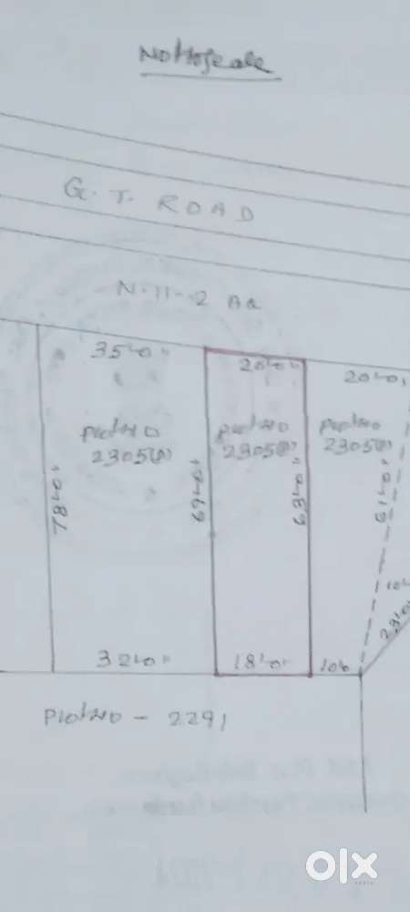 Commercial NH front  land 2 kattha