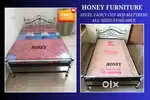 Steel Cot Bed Mattress Sales - Couples Cot Bed available