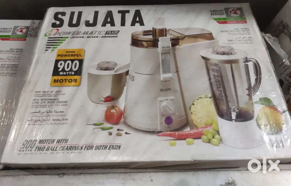SUJATA POWERMATIC PLUS. FRESH JUCIER WITH MIXER