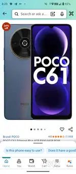Poco c61 3800 me 4 64