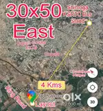 East 30*50 ಕಾಲಿ ಸೈಟ್. ANUPINAKATTE ರಿಂಗ್ ರೋಡ್ ಲೇಔಟ್