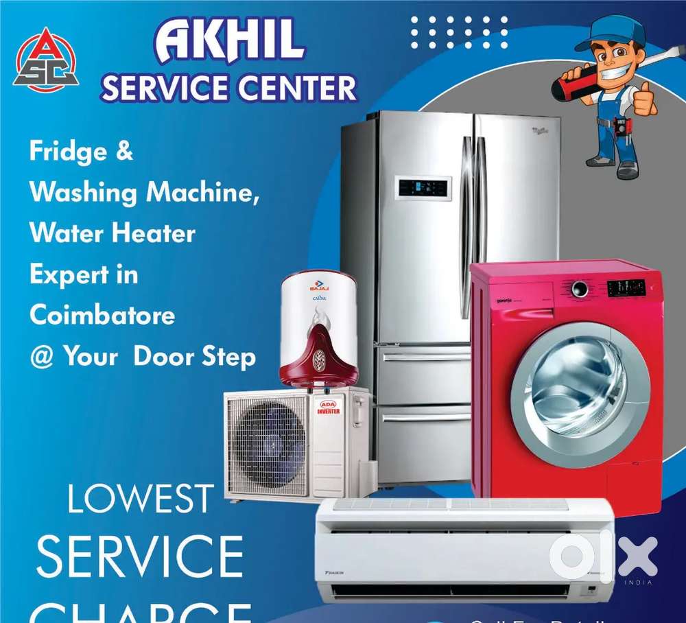 AC WASHING MACHINE GEYSER SALES AND SERVICE