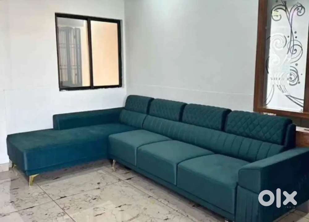3 seater sofa with longer and comfortable headrest and pillows