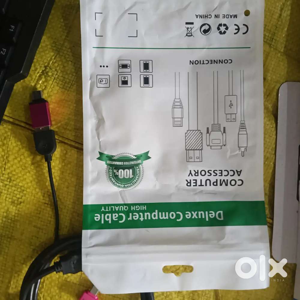 Keyboard mouse type c cable