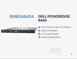 Dell server R640/ r740  40 core m 256gb dd4 ram , 2.7tb sas, dual ps