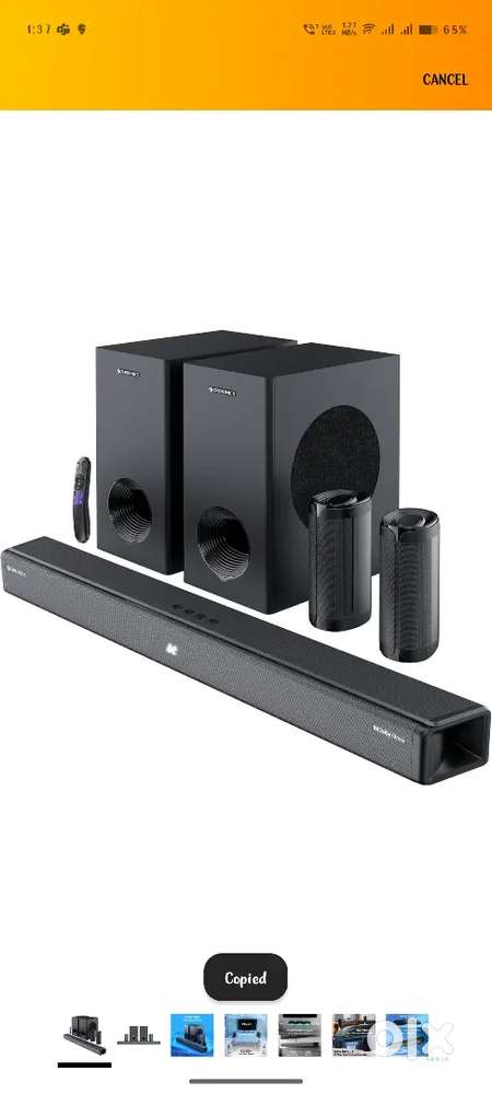 Zebronics sound bar 5.2.2