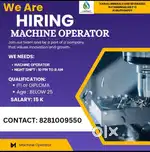 Machine Operator Trainee