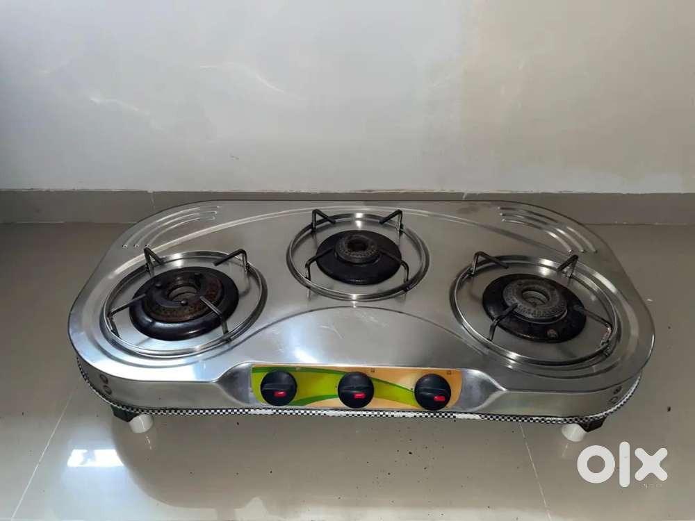 3 Burner Gas Stove (ચૂલો)