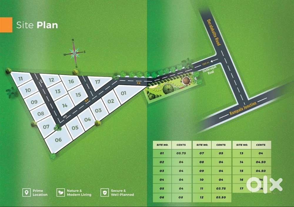 3.5 4 CENTS LAYOUT BUDGETED PLOTS ARE AVAILABE FOR SALE AT KUMPALA