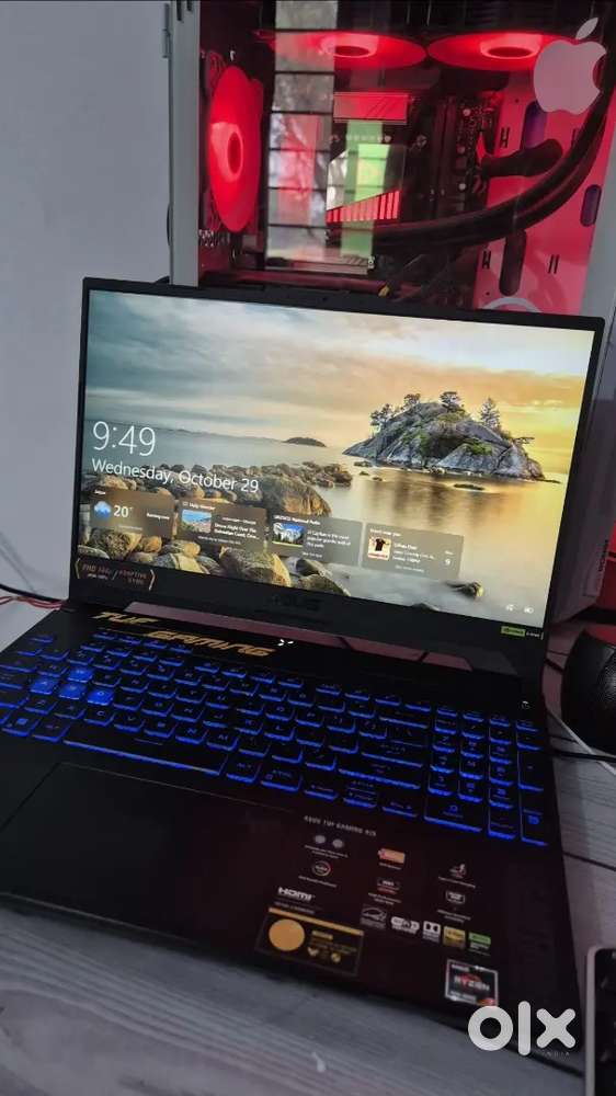 3 month old only Asus tuf a15  ryzen 7 7435hs rtx 4050 16gb 512gb