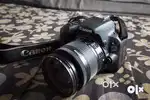 Canon 200d with kit lens and 75-300mm lens