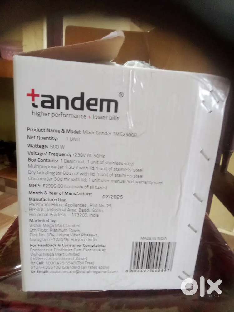 Mixer grinder
