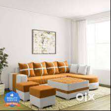 Sunday bi offer buy new sofa 8500, L size sofa 13990/- EMI on banabs