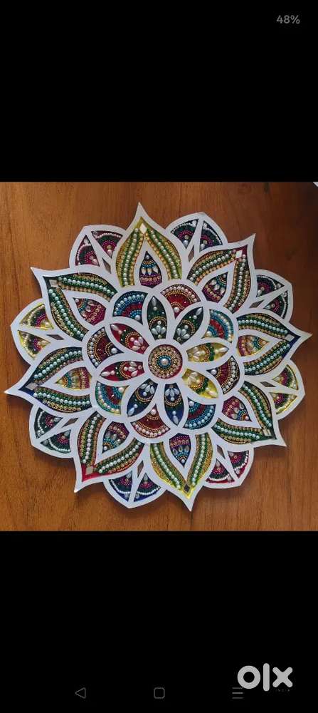Decorative festival rangoli