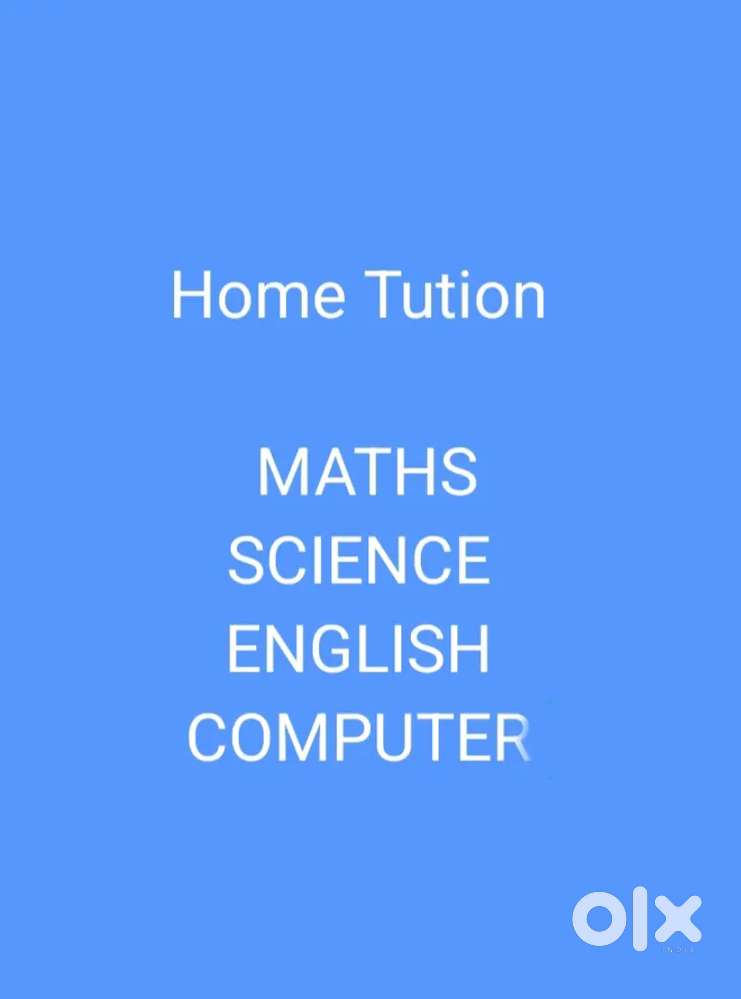 I'm teaching as a Home Tutor/Coaching for classes 6th to 12th.