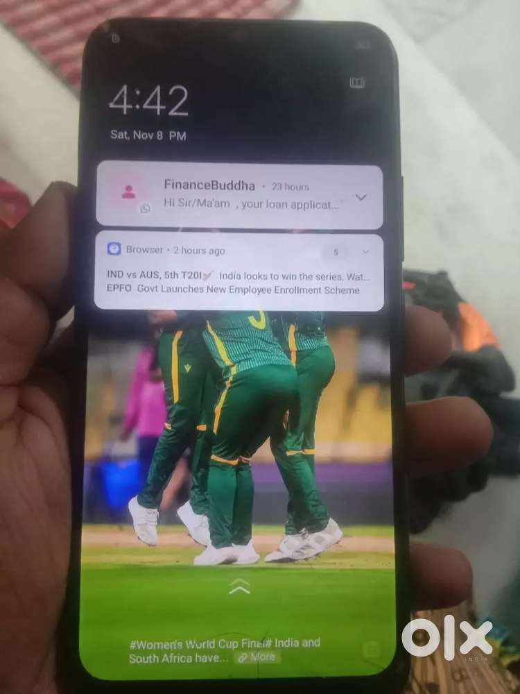 Vivo Y15 urgent sale only small crack on display  good condition