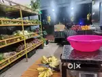 Salesman for the frouits and vegetables shop