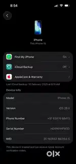 Iphone 15 blue colour