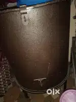 Drum capacity 3quintl with stand and glass table2shelves