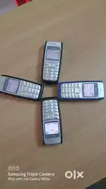 Nokia 1110i yellow and white display mobiles new condition 1500rs