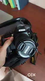 Mildly used Nikon D3500 with kit lens