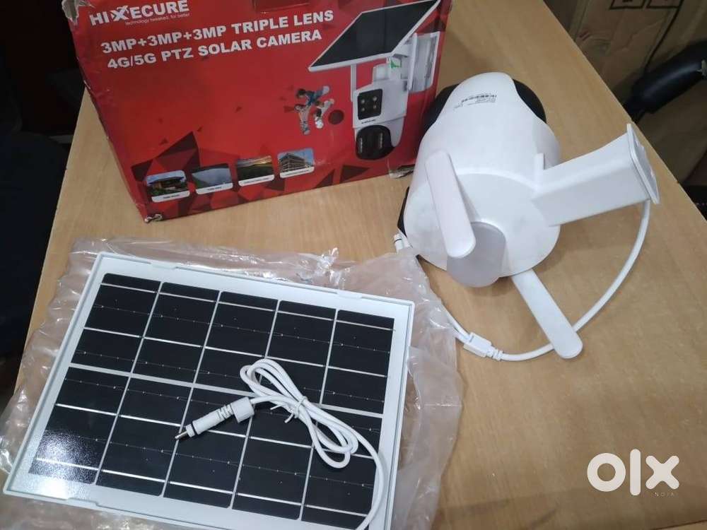 Hi-xecure solar camera, HFX-SDLV30T30L3-SLR-4G, LENS 4MM+4MM+8MM
