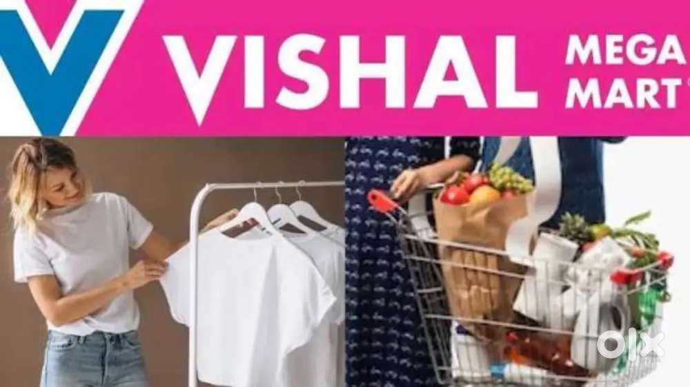 Vacancy open in vishal mega Mart shopping mall new hiring