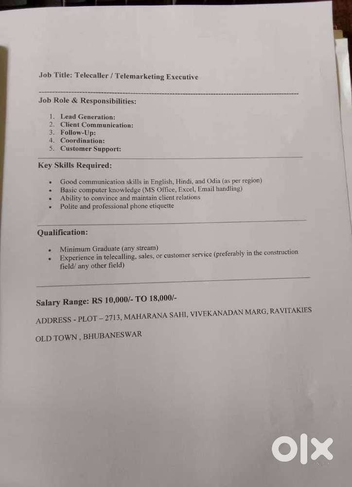 Telecaller