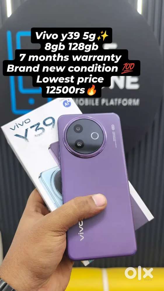 Price drop: vivo y39 brand new condition 7 months warranty low price