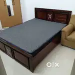 New luxury model Queen size with storage cot with wholesale price cod