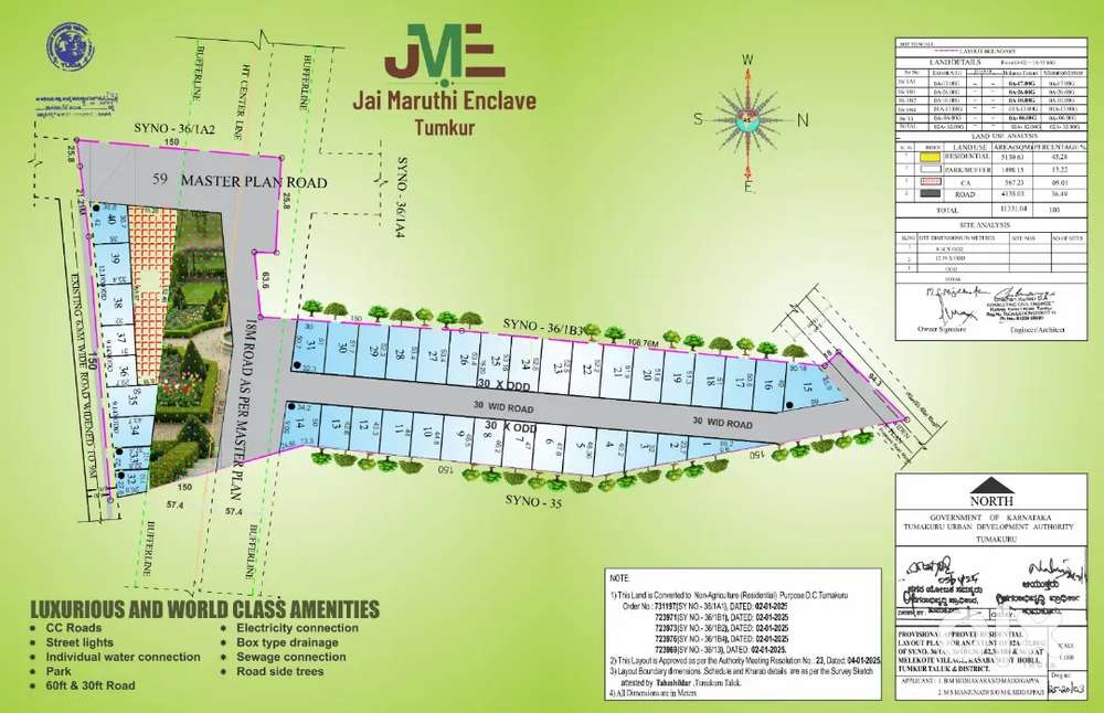 TUDA with Rera plots for sale