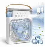 Mist Fan Mini Cooler Colors LED Light