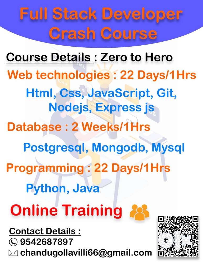 Full Stack Developer Crash Course ( Online Training )