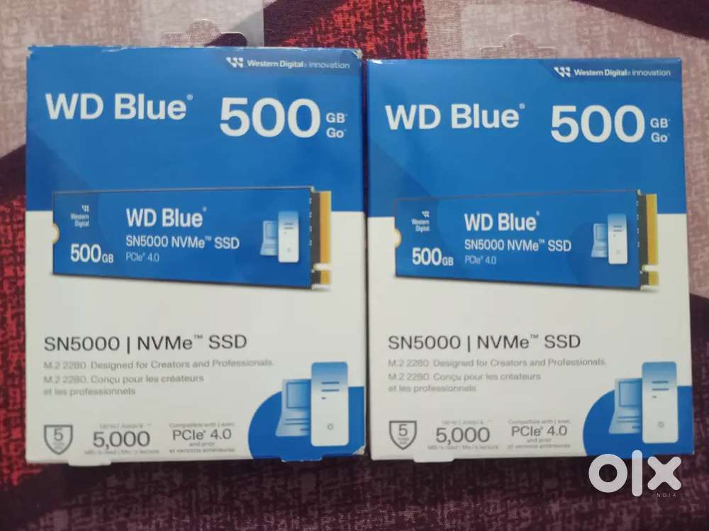 Brand New WD Blue SN5000 NVMe 500GB SSD (unused)