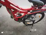 Cycle for sale red color 24 inch with shock absorber