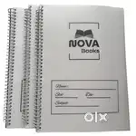 notebook 200 pages A4 size pack of 3 unruled plain spiral notebook