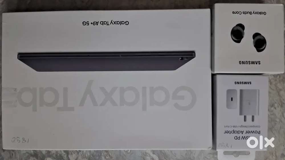 SAMSUNG GALAXY TAB A9+5G + SAMSUNG GALAXY BUDS CORE + SAMASUNGadapter