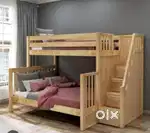 Wooden bunker cot direct factory outlet