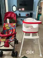 Stroller and high chair