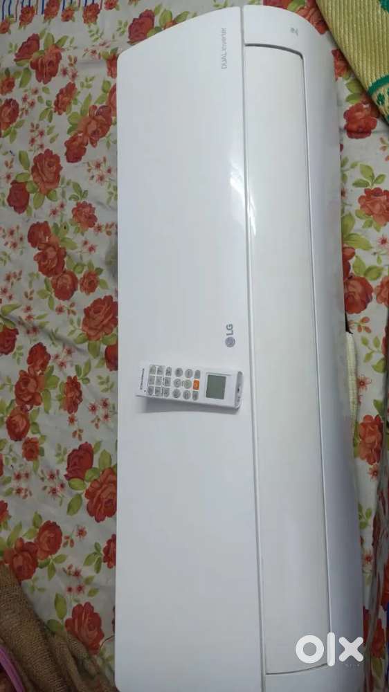 LG 2.ton AC dc inverter 5star model Indoor outdoor remote back plate
