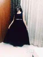 Party wear Gown with full-sleeved jacket