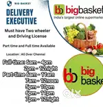 BIGBASKET MEDAVAKKAM GROCERY DELIVERY IN 10MINUTE FULL-TIME PART-TIME