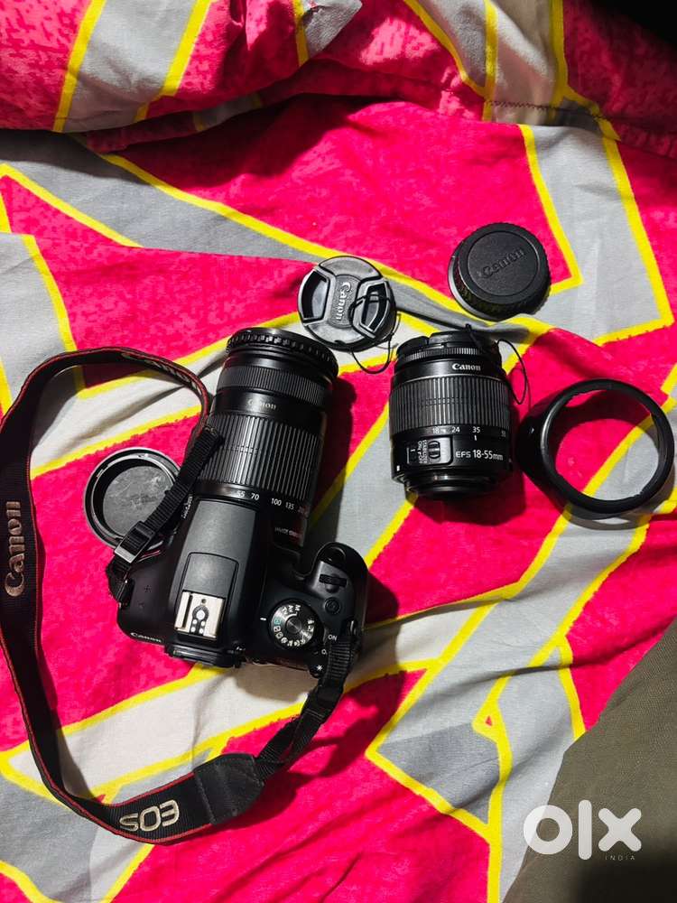 Canon 1500d two lens  55mm 250mm