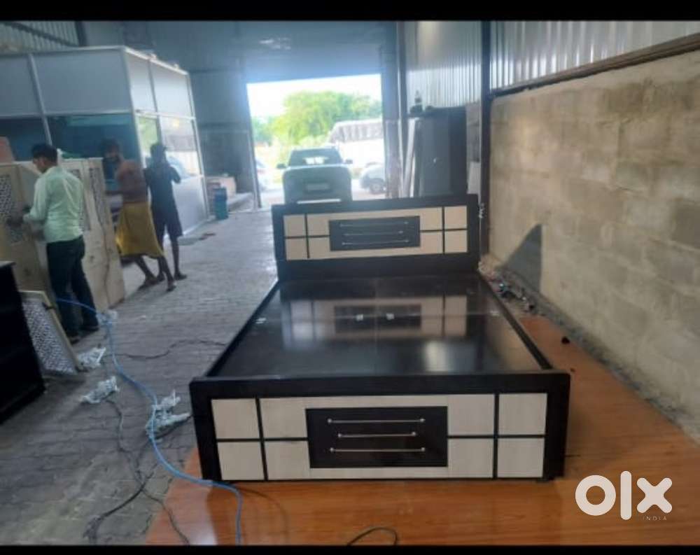 Today special buy new double bed with box -6990/-