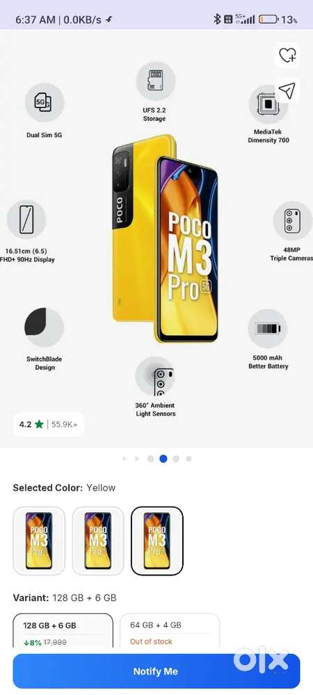 Poco M3 pro 5g