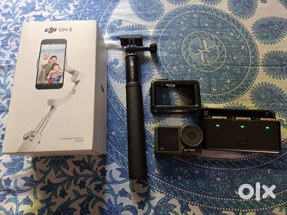 Dji Action 3 Pro + Dji OM 5 3 Axis gimbal for sale