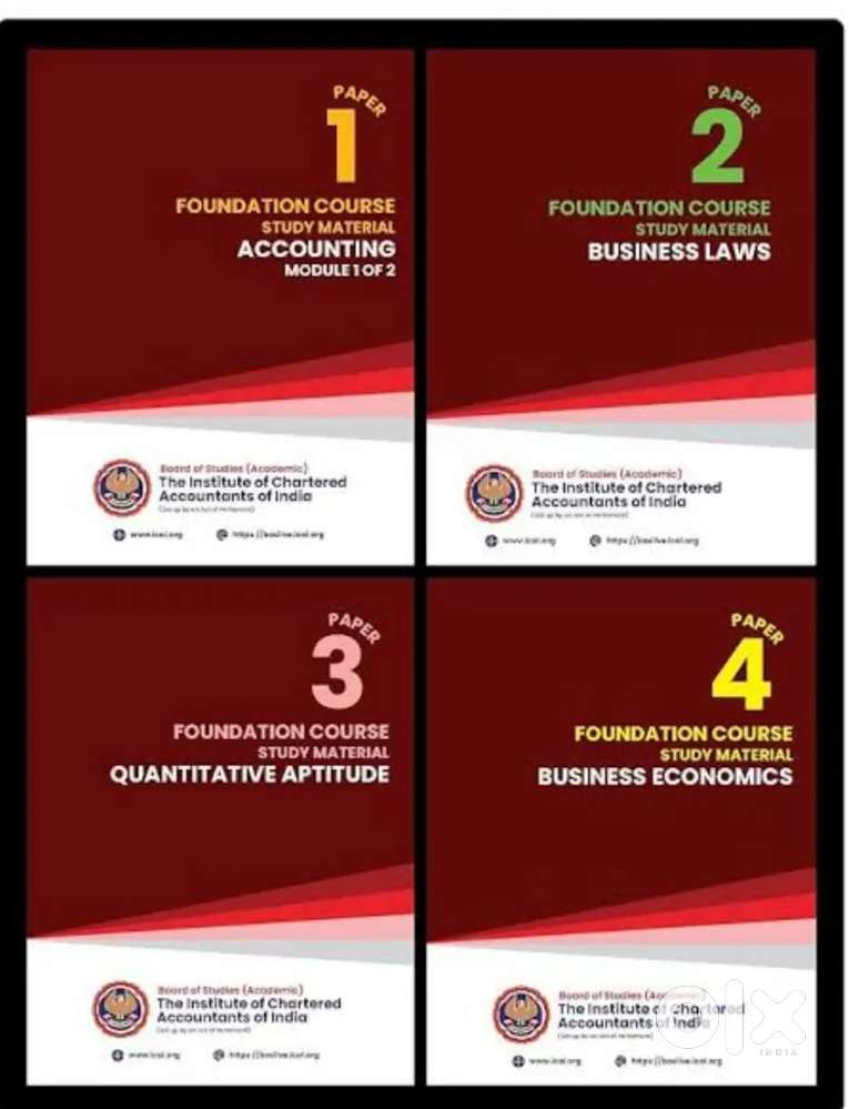 Ca foundation new course books